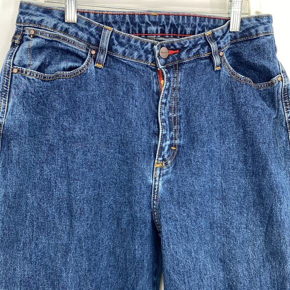 Wrangler Cowboy Cut Slim Fit Stretch Jeans Size 13/14 x 32 - Picture 2 of 6